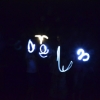 Light Art 3 by girls at Earth Hour