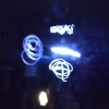 Light Art 4 by girls at Earth Hour