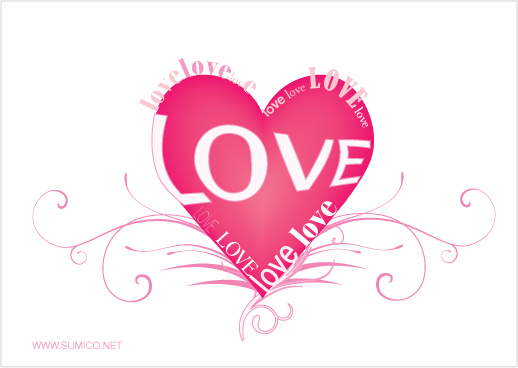 Heart Graphic for Valentine's Day
