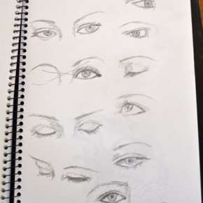 drawing practice - eyes