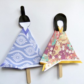 Making Japanese Paper Doll Puppets | Sumico Net Web & Graphic Design Blog